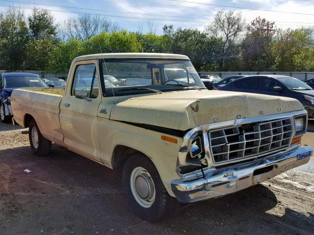 F10BEDC0364 - 1979 FORD F-100 YELLOW photo 1