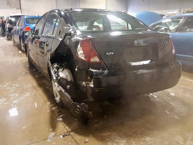 1G8AJ55F66Z201119 - 2006 SATURN ION LEVEL BLACK photo 3
