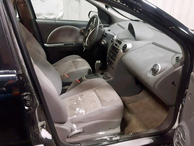1G8AJ55F66Z201119 - 2006 SATURN ION LEVEL BLACK photo 5
