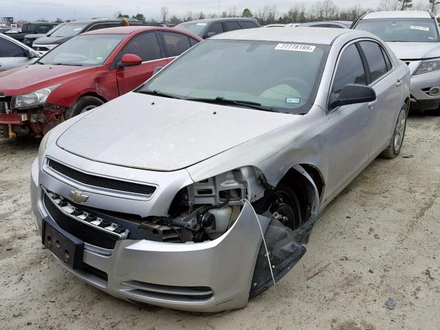 1G1ZG57B394111082 - 2009 CHEVROLET MALIBU LS SILVER photo 2