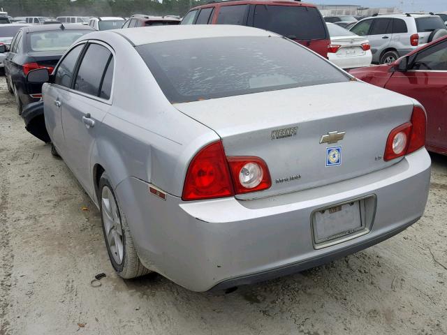 1G1ZG57B394111082 - 2009 CHEVROLET MALIBU LS SILVER photo 3