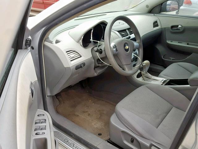 1G1ZG57B394111082 - 2009 CHEVROLET MALIBU LS SILVER photo 9