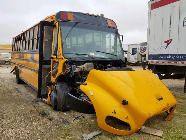 4UZABRDT2ACAP9516 - 2010 FREIGHTLINER CHASSIS B2 YELLOW photo 1