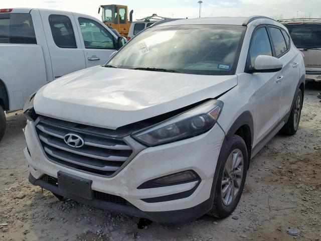 KM8J33A45JU803777 - 2018 HYUNDAI TUCSON SEL WHITE photo 2