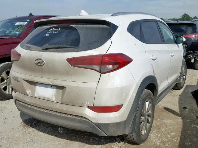 KM8J33A45JU803777 - 2018 HYUNDAI TUCSON SEL WHITE photo 4