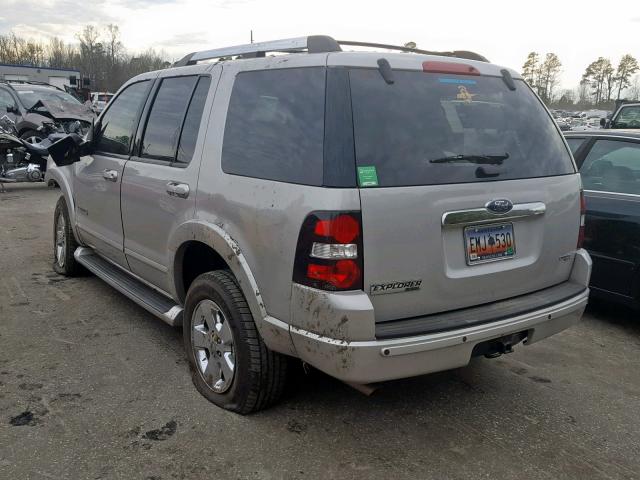 1FMEU65E26ZA24057 - 2006 FORD EXPLORER L SILVER photo 3