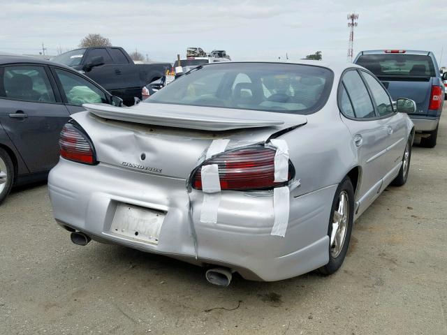 1G2WP52K22F186825 - 2002 PONTIAC GRAND PRIX SILVER photo 4