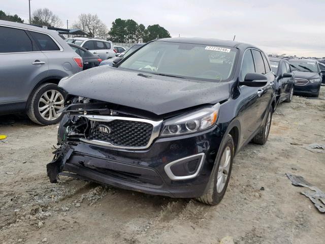 5XYPG4A39JG426887 - 2018 KIA SORENTO LX BLACK photo 2