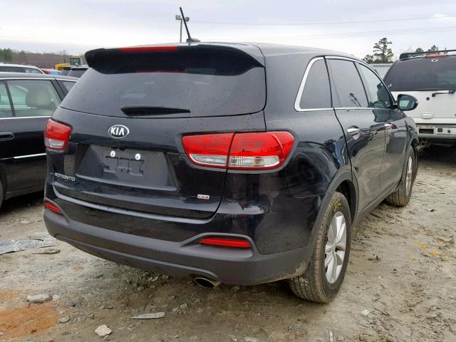 5XYPG4A39JG426887 - 2018 KIA SORENTO LX BLACK photo 4