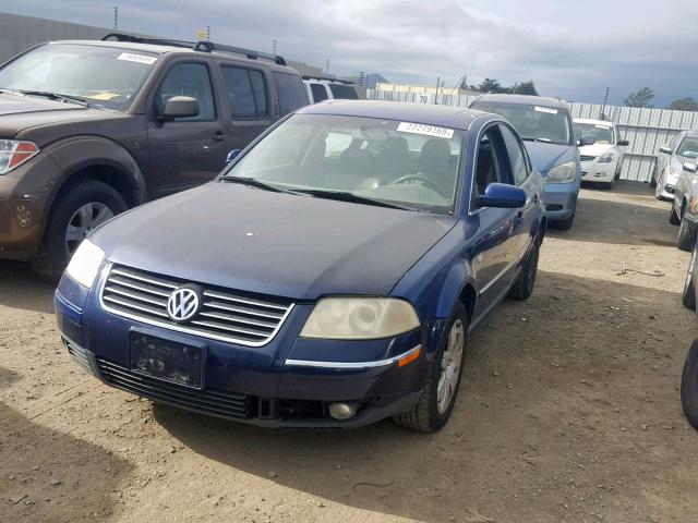 WVWTH63B72P075021 - 2002 VOLKSWAGEN PASSAT GLX 蓝色 照片 2