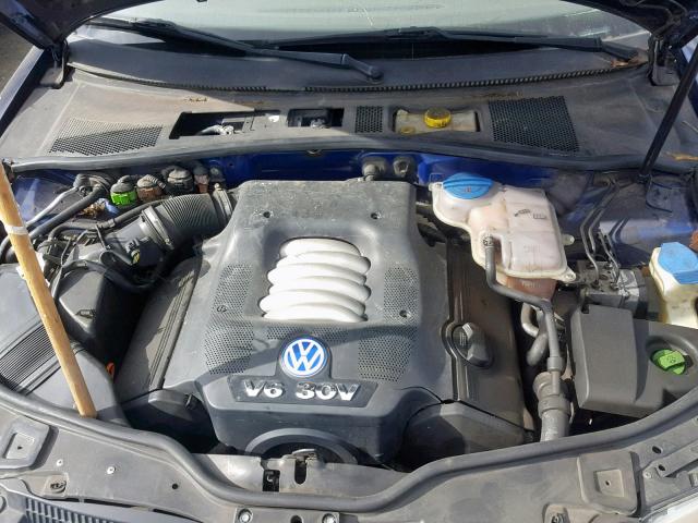 WVWTH63B72P075021 - 2002 VOLKSWAGEN PASSAT GLX 蓝色 照片 7