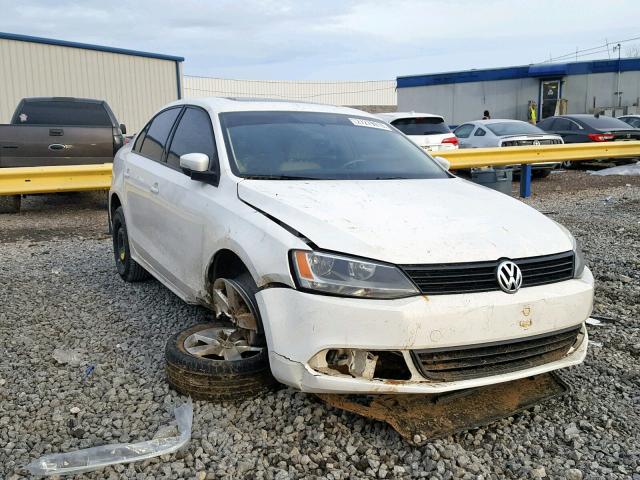 3VW3L7AJXBM092591 - 2011 VOLKSWAGEN JETTA TDI WHITE photo 1