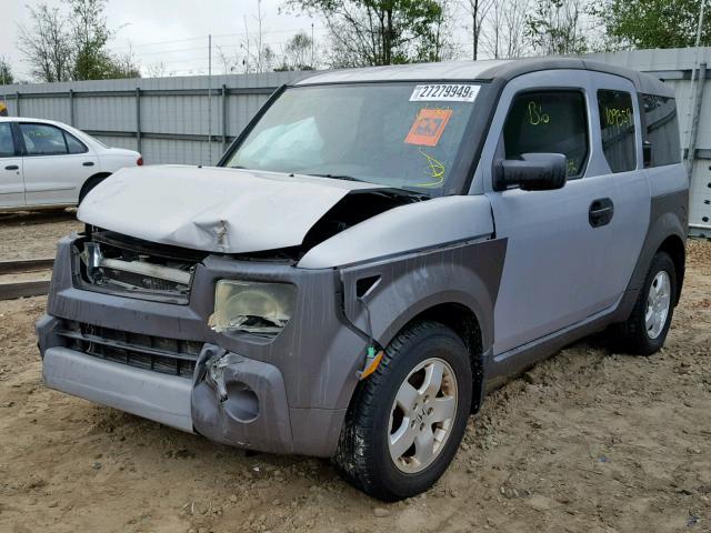 5J6YH18574L003137 - 2004 HONDA ELEMENT EX SILVER photo 2