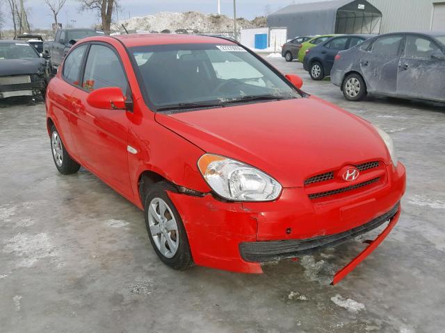 KMHCN35C99U106158 - 2009 HYUNDAI ACCENT SE RED photo 1