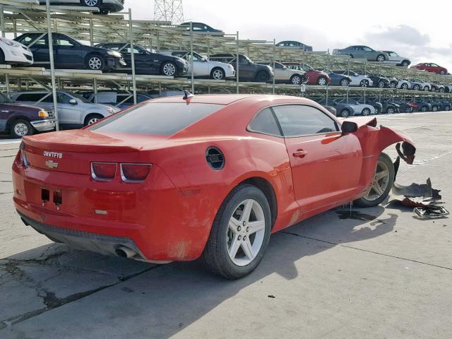 2G1FB1E32C9183143 - 2012 CHEVROLET CAMARO LT RED photo 4