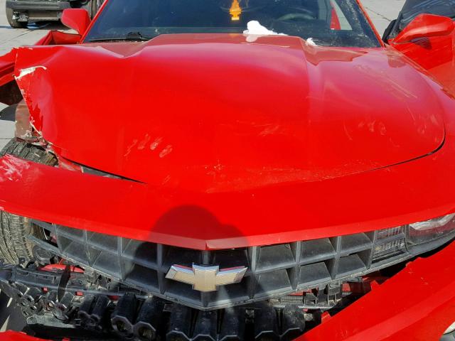 2G1FB1E32C9183143 - 2012 CHEVROLET CAMARO LT RED photo 7