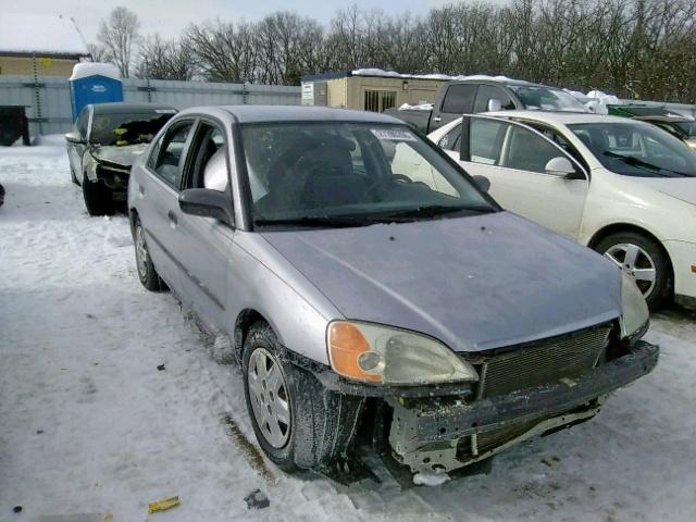 2HGES151X3H576364 - 2003 HONDA CIVIC DX SILVER photo 1