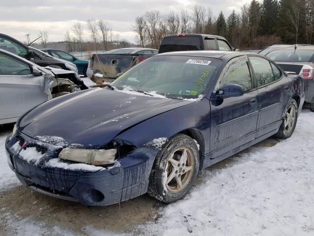 1G2WP52K6YF306988 - 2000 PONTIAC GRAND PRIX 蓝色 照片 2