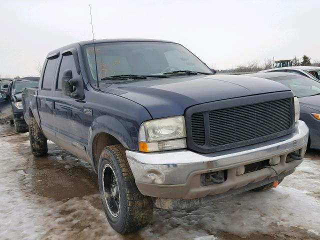 1FTSW31F02EB81781 - 2002 FORD F350 SRW S BLUE photo 1