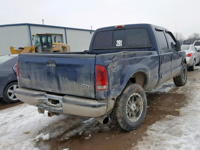 1FTSW31F02EB81781 - 2002 FORD F350 SRW S BLUE photo 4