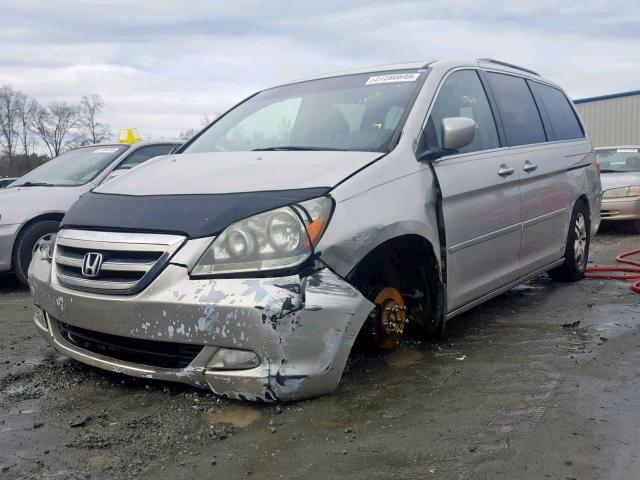 5FNRL38846B076745 - 2006 HONDA ODYSSEY TO SILVER photo 2