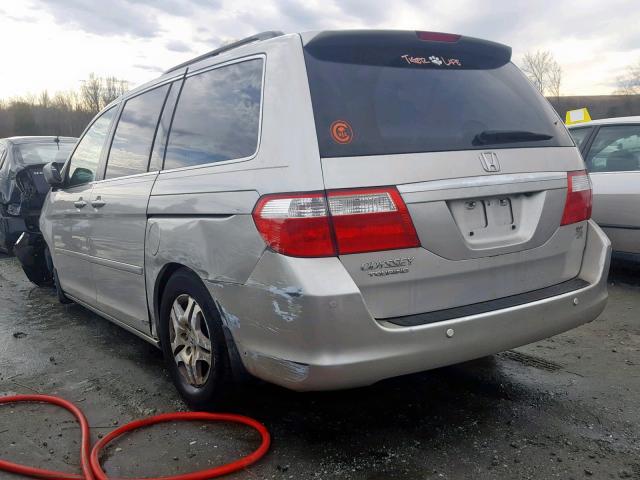 5FNRL38846B076745 - 2006 HONDA ODYSSEY TO SILVER photo 3