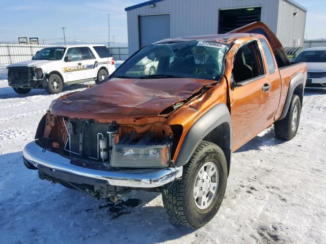 1GCDT19E078149209 - 2007 CHEVROLET COLORADO ORANGE photo 2