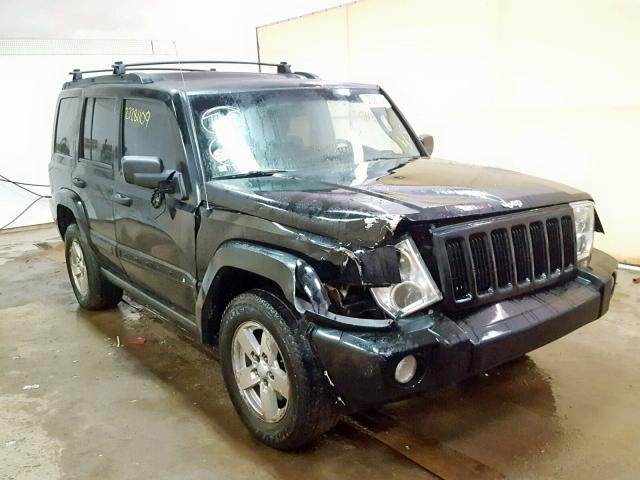 1J8HG48N56C189055 - 2006 JEEP COMMANDER BLACK photo 1