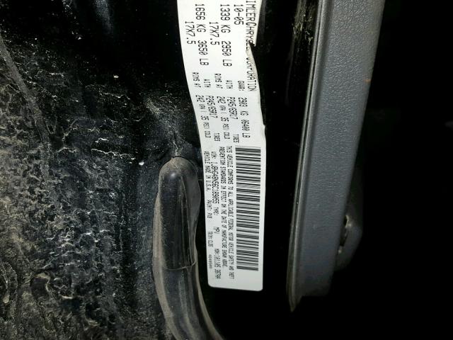 1J8HG48N56C189055 - 2006 JEEP COMMANDER BLACK photo 10