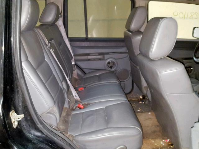 1J8HG48N56C189055 - 2006 JEEP COMMANDER BLACK photo 6