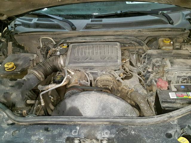 1J8HG48N56C189055 - 2006 JEEP COMMANDER BLACK photo 7