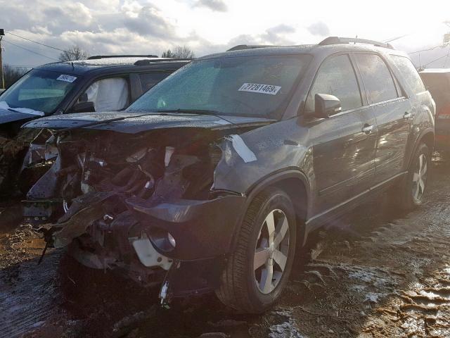 1GKKVRED3BJ114957 - 2011 GMC ACADIA SLT Gris photo 2