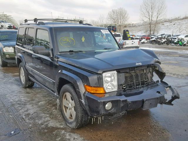 1J8HG58N98C188581 - 2008 JEEP COMMANDER BLACK photo 1