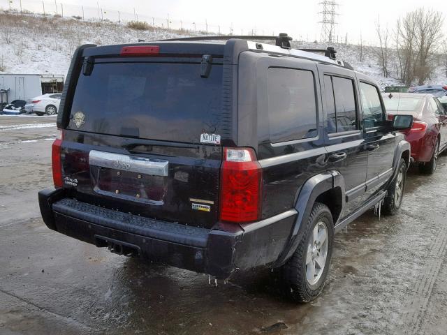 1J8HG58N98C188581 - 2008 JEEP COMMANDER BLACK photo 4