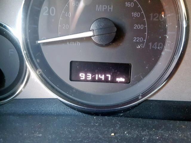 1J8HG58N98C188581 - 2008 JEEP COMMANDER BLACK photo 8