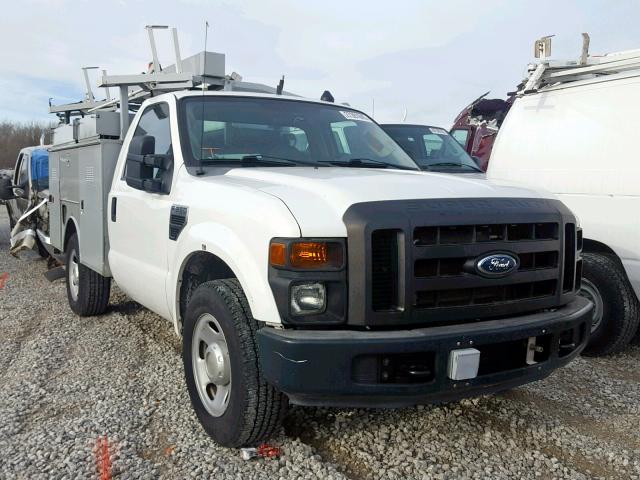 1FDSF30528EC15507 - 2008 FORD F350 SRW S WHITE photo 1