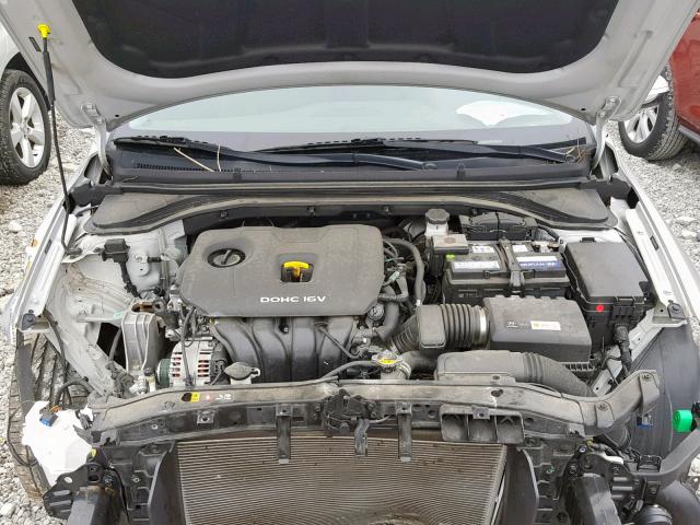 5NPD84LF6HH051115 - 2017 HYUNDAI ELANTRA SILVER photo 7