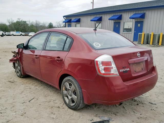 3N1AB61E68L702224 - 2008 NISSAN SENTRA 2.0 RED photo 3