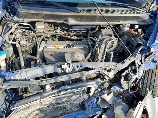 5J6YH28584L005386 - 2004 HONDA ELEMENT EX BLUE photo 7