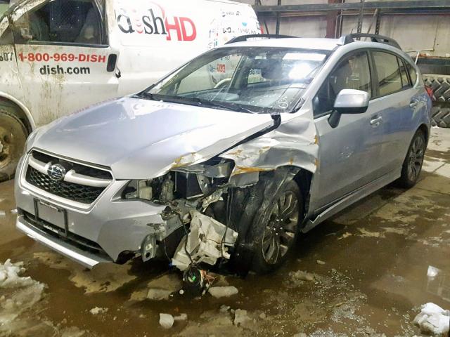 JF1GPAL69EH330038 - 2014 SUBARU IMPREZA SP SILVER photo 2