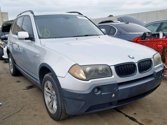 WBXPA93445WD19183 - 2005 BMW X3 3.0I SILVER photo 1