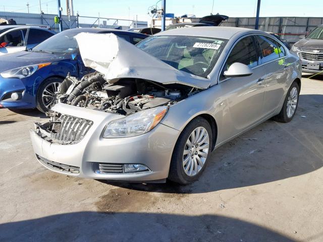 W04GV5EV1B1104893 - 2011 BUICK REGAL CXL TAN photo 2
