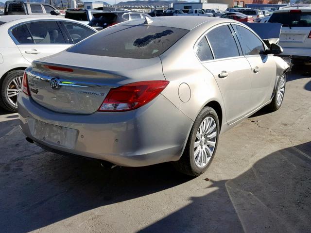 W04GV5EV1B1104893 - 2011 BUICK REGAL CXL TAN photo 4