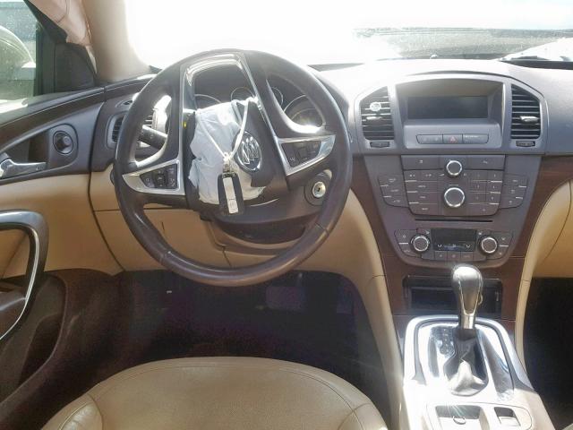 W04GV5EV1B1104893 - 2011 BUICK REGAL CXL TAN photo 9