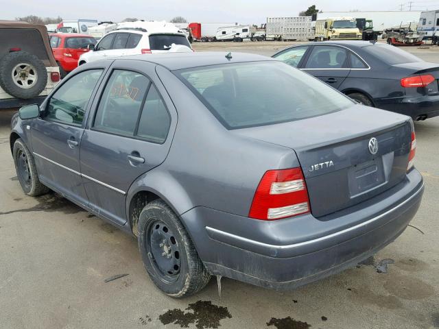 3VWRK69M34M119736 - 2004 VOLKSWAGEN JETTA GL GRAY photo 3