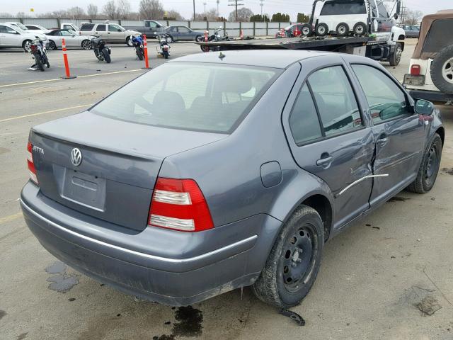 3VWRK69M34M119736 - 2004 VOLKSWAGEN JETTA GL GRAY photo 4