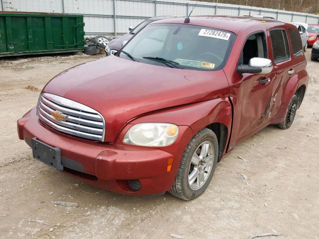 3GNCA23B09S531313 - 2009 CHEVROLET HHR LT BURGUNDY photo 9