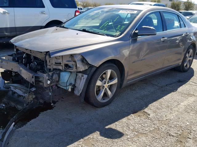 1G1ZC5EUXBF224005 - 2011 CHEVROLET MALIBU 1LT ნაცრისფერი ფოტო 2