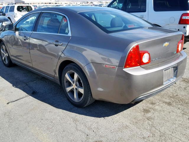 1G1ZC5EUXBF224005 - 2011 CHEVROLET MALIBU 1LT ნაცრისფერი ფოტო 3