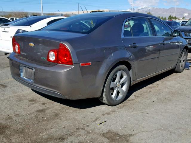 1G1ZC5EUXBF224005 - 2011 CHEVROLET MALIBU 1LT ნაცრისფერი ფოტო 4